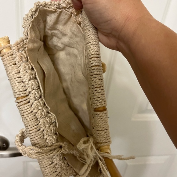 Handmade macrame handbag. Made in Colombia - Picture 3 of 3